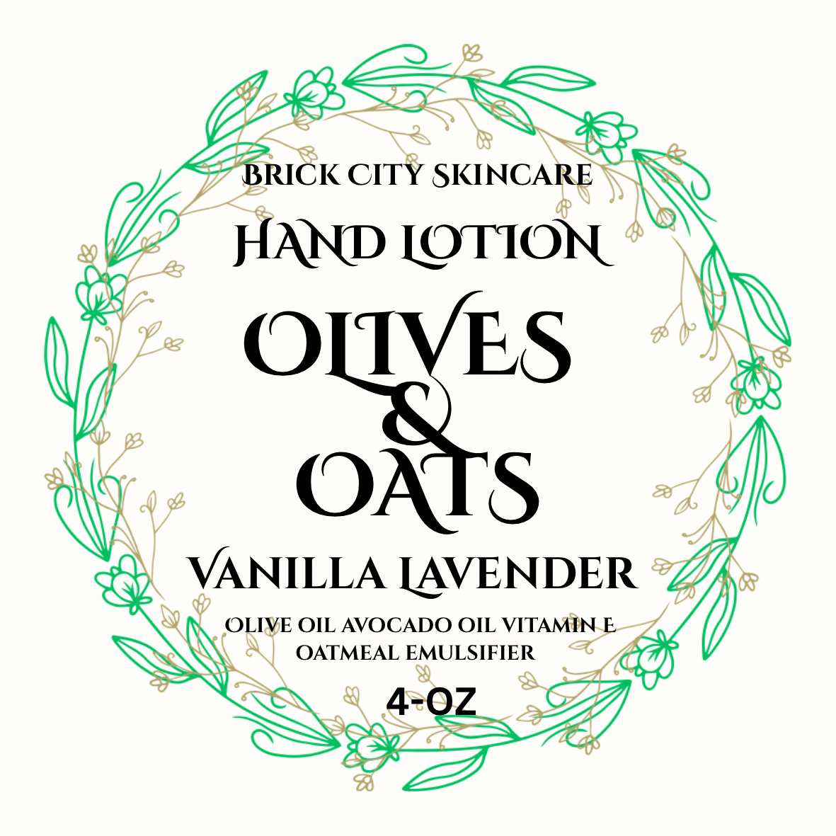 Olive Oil & Oatmeal Hand Lotion